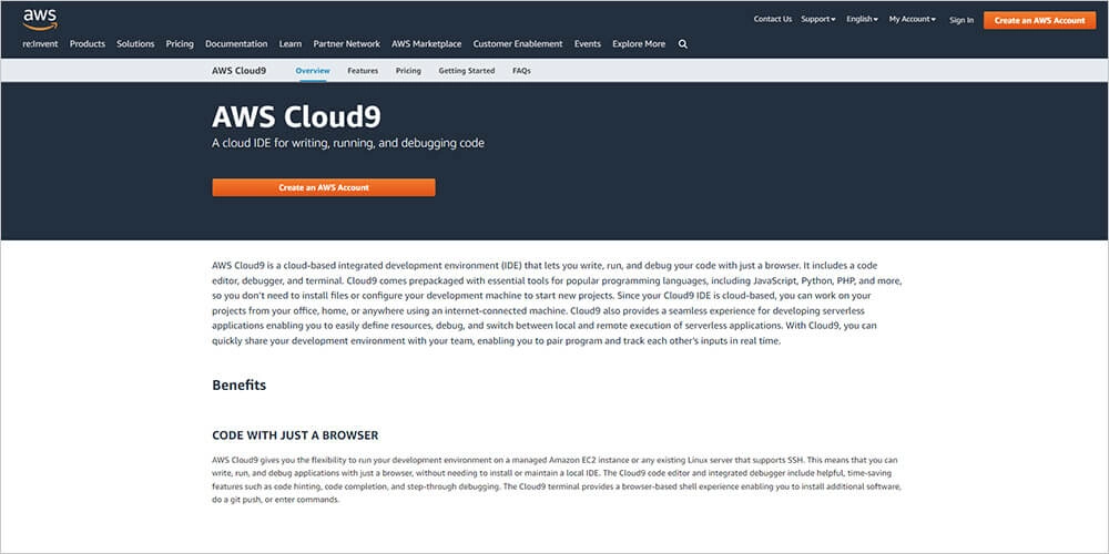 Cloud9 IDE - лучшая онлайн IDE PHP