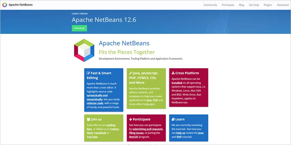 Apache NetBeans - лучшая бесплатная IDE PHP